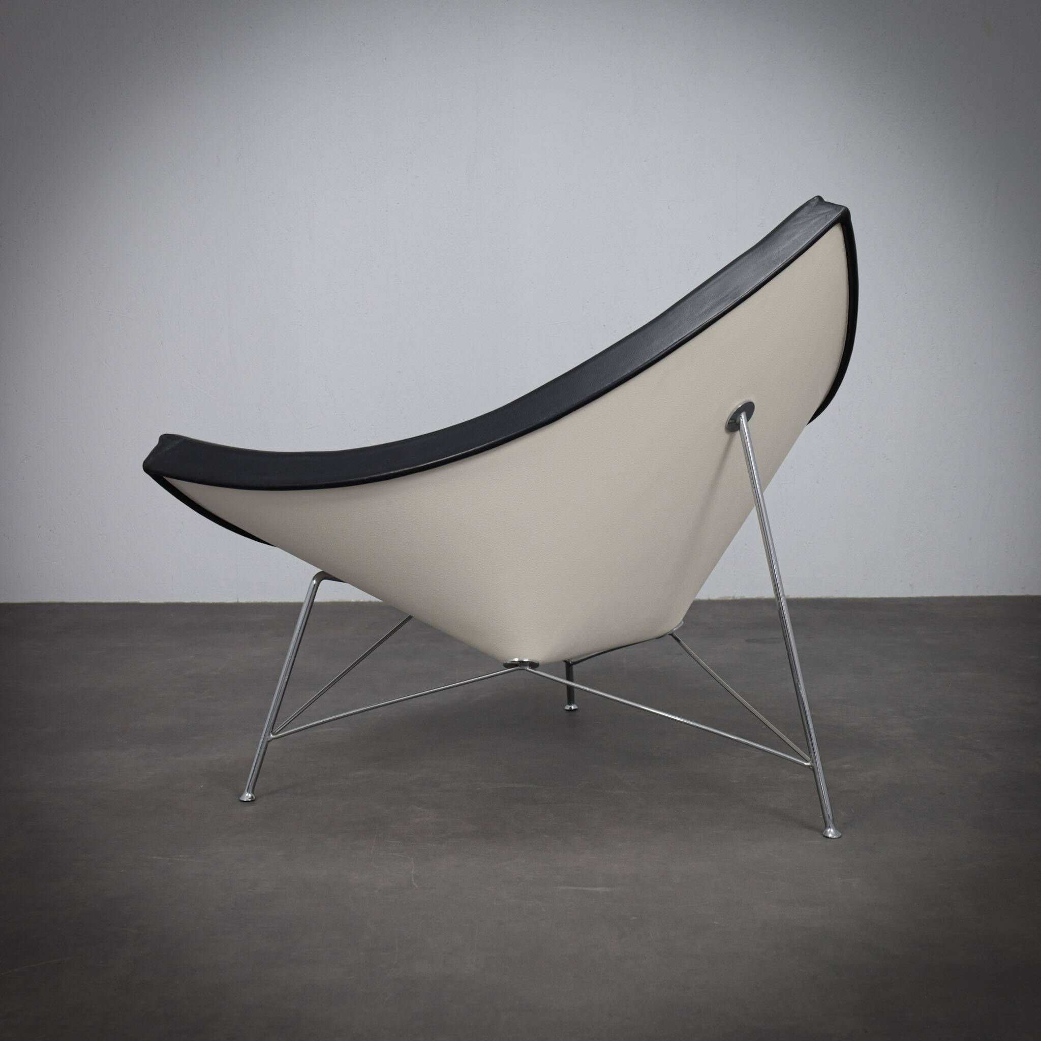 Fauteuil  en cuir Coconut par George Nelson pour Vitra, 1955
