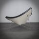 Fauteuil  en cuir Coconut par George Nelson pour Vitra, 1955