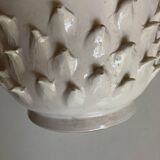 Ceramic by Jean Roger XL pot cover, Oursin series, 1960
