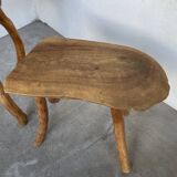 Pair of elm side tables