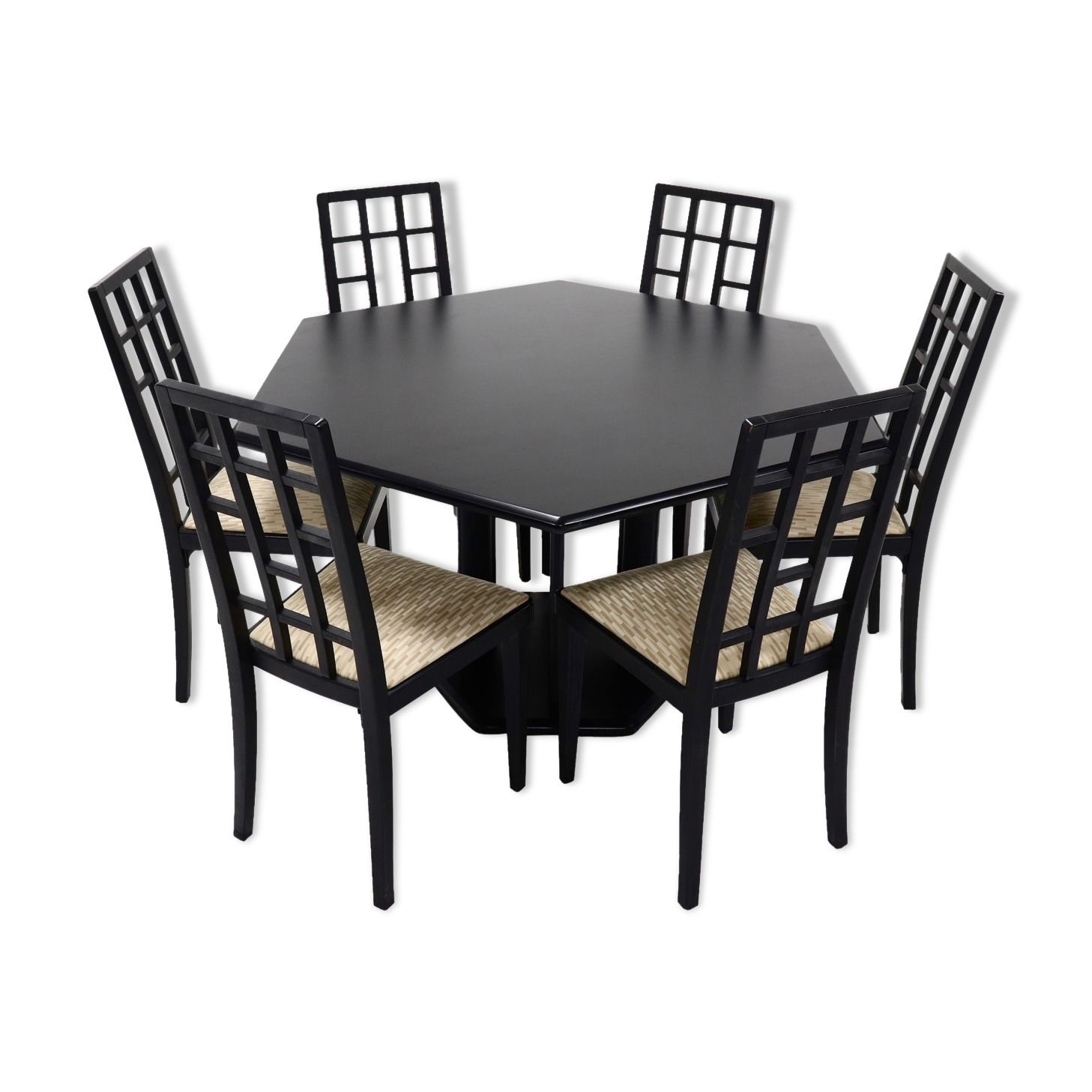 Post modern Thonet dining set by Ernst W. Beranek 1980s