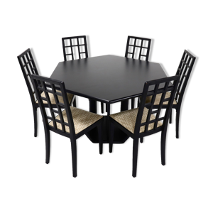 Table et 6 chaises, thonet