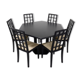 Post modern Thonet dining set by Ernst W. Beranek 1980s