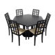 Table et 6 chaises, Thonet post moderne par Ernst W. Beranek années 1980