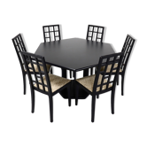Post modern Thonet dining set by Ernst W. Beranek 1980s