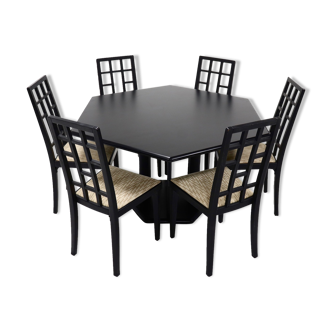 Post modern Thonet dining set by Ernst W. Beranek 1980s