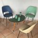 3 chaises tonneau années 50/60 skaï