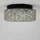 Glass ceiling light 60s-70s / German