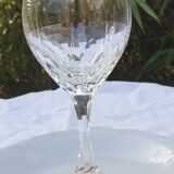 6 verres à vin en cristal