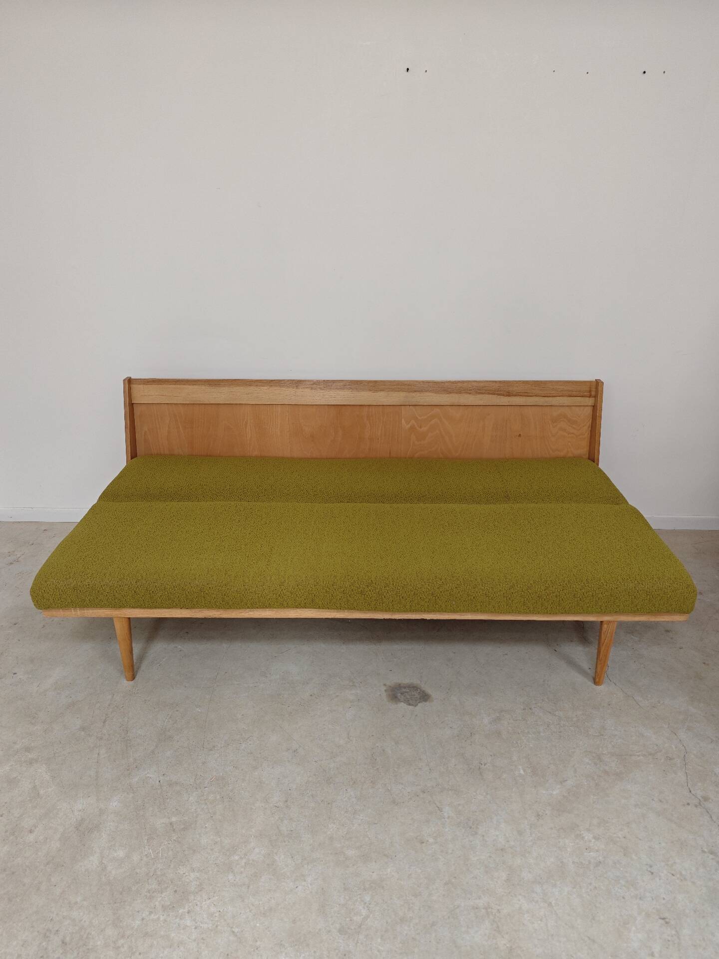 Folding daybed green Interier Praha Ex Czechoslovakia