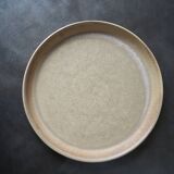 Set de 6 assiettes à dessert artisanales en grès brut