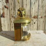 Brass boat tempete lamp