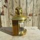 Brass boat tempete lamp