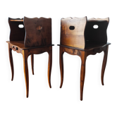 Pair of Louis XV style bedside tables