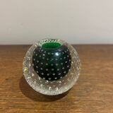 Murano bubble crystal candlestick