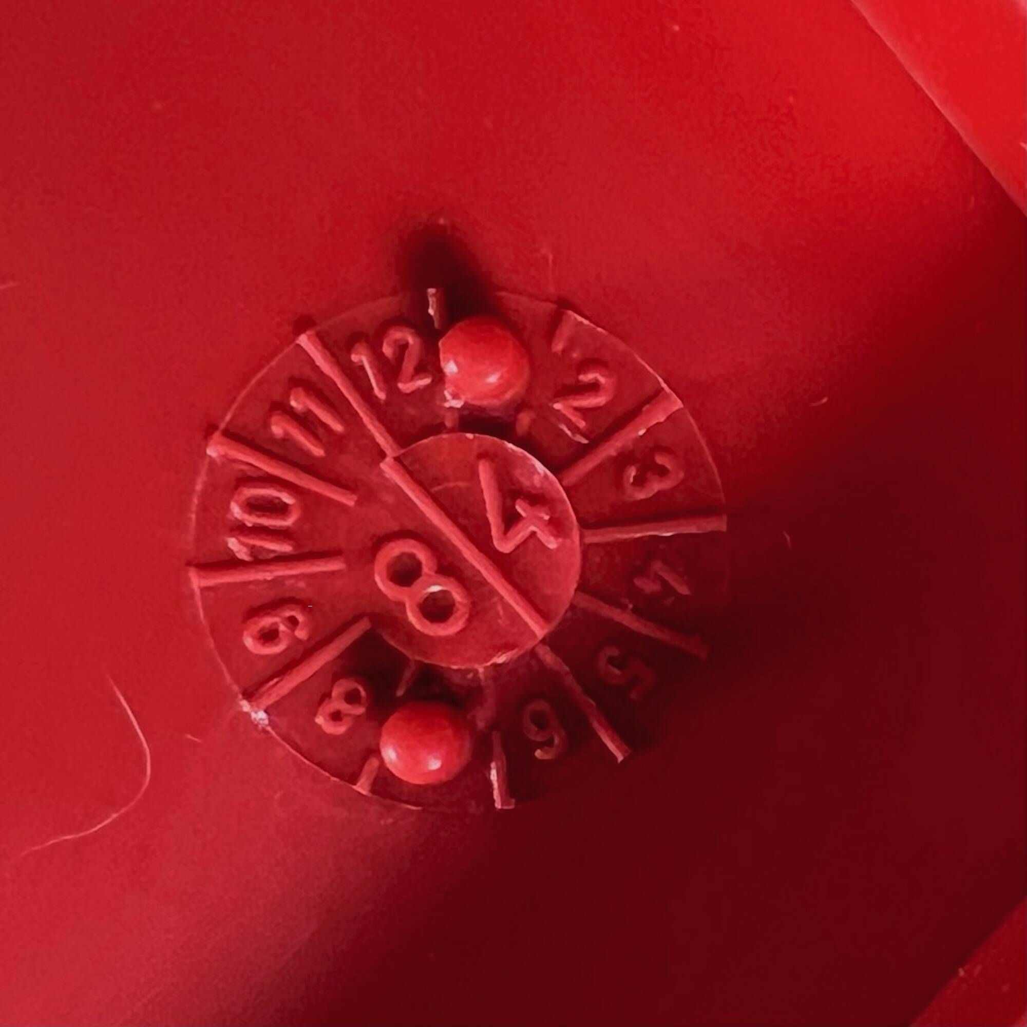 Kartell 4875 Chair by Carlo Bartoli in Glossy Red, 1980s Edition | Selency