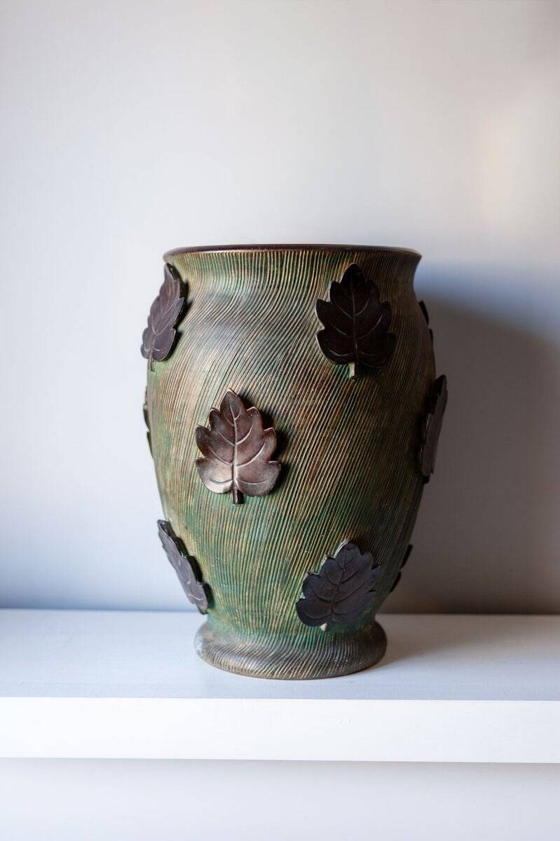 Ceramic vase from Manifattura Zaccagnini, 1980s