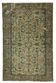 One-of-a-kind turkish handwoven vintage rug - rustic vintage charm 270x 176