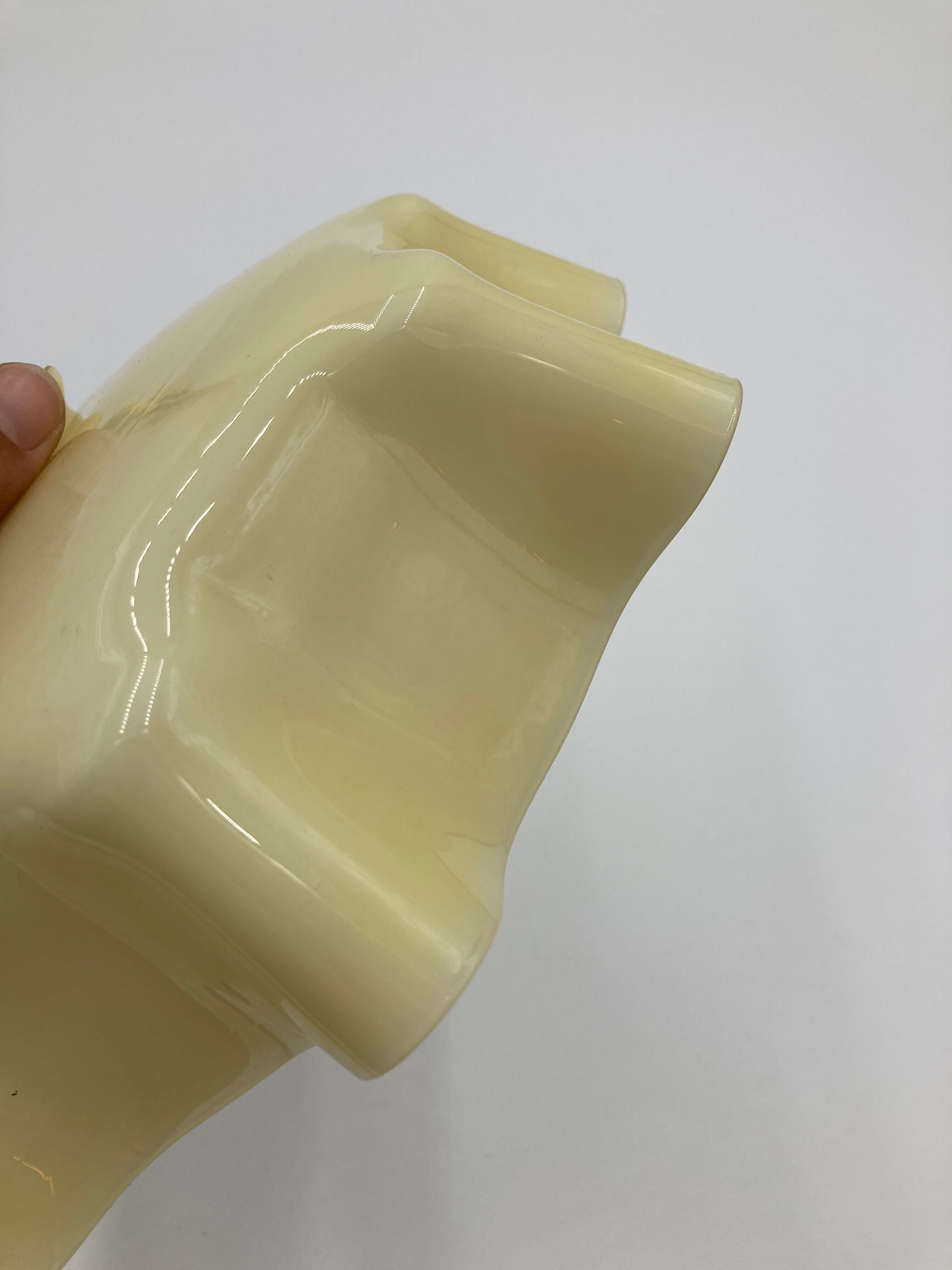 Yellow glass suspension