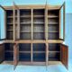 Directoire two-body 4-door bookcase