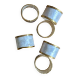 Set of 6 mother-of-pearl napkin rings
