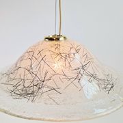 Vintage Murano Glass Pendant Lights from Kaiser-Leuchten, 1960s, Set of 2