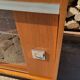 Buffet ou bar vintage pieds compas et roulettes