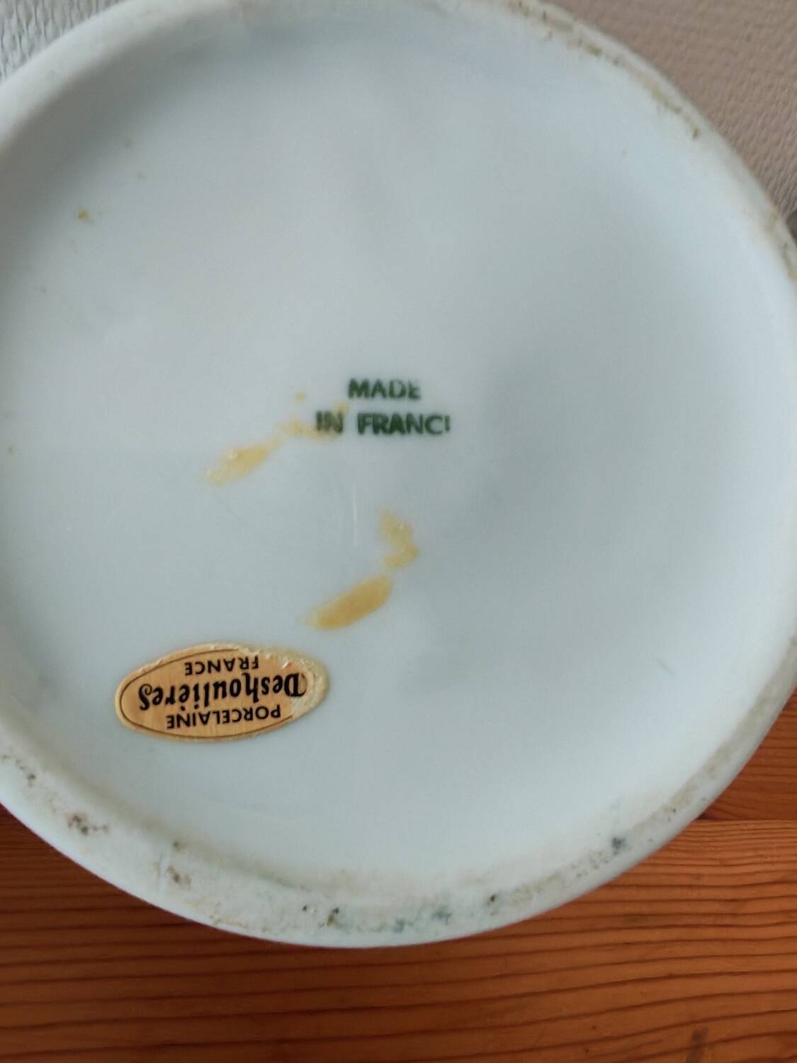 White porcelain sugar bowl