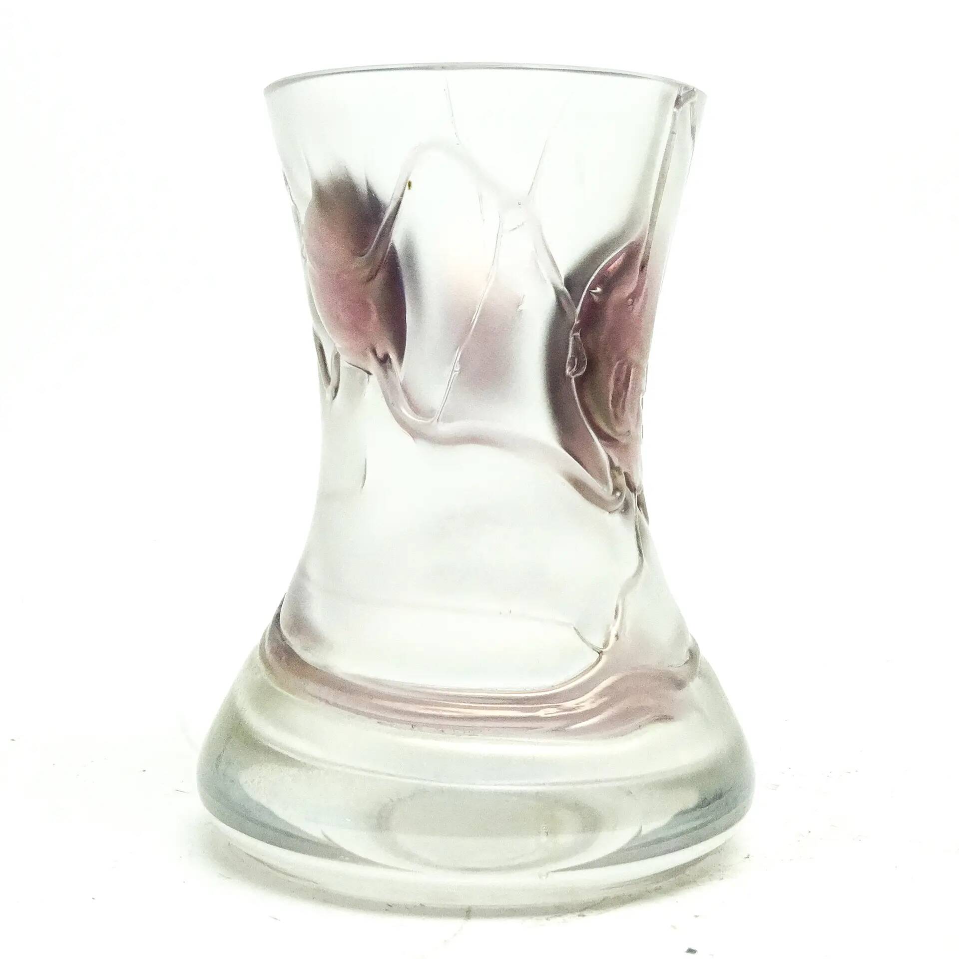 Art Nouveau vase, glass, Germany, 1970s