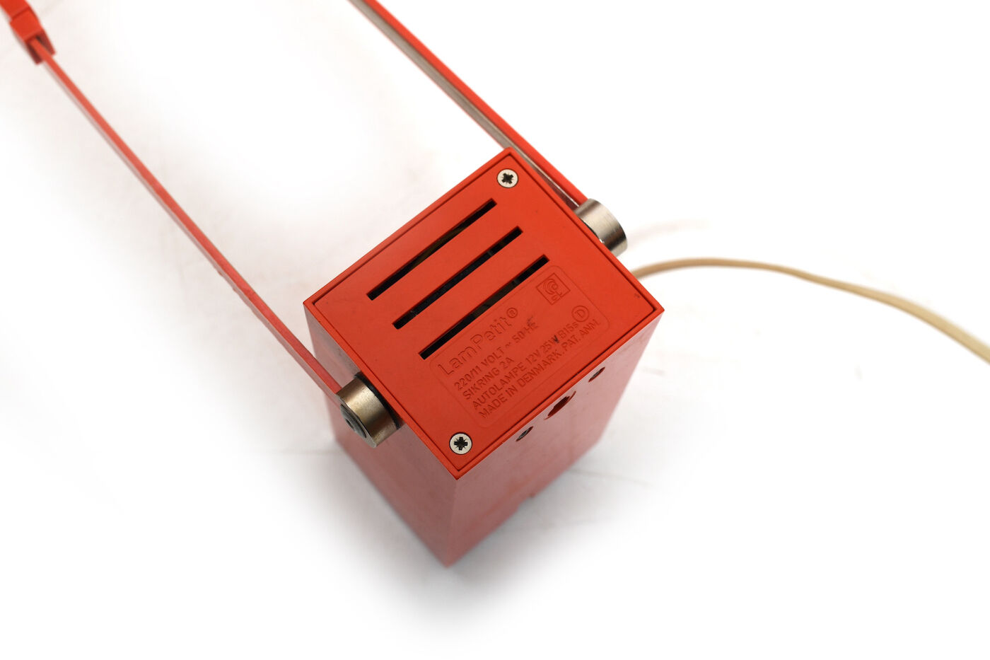 2 table lamps by bent gantzel-boysen 1960s