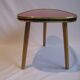 Table d'appoint trépied du milieu du siècle, années 1970