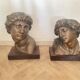 Paire de bronze "les esclaves" de Michel-Ange