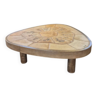 Vintage Barrois coffee table Vallauris