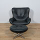 Armchair ML 214 with Ottoman by Illum Wikkelsø for Mikael Laursen 1960s