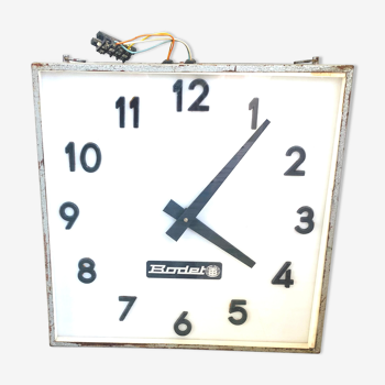 Horloge double face industrielle - marque bodet