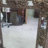 ANCIENT MIRROR WITH PARCLOSES FROM THE NAPOLEON III ERA