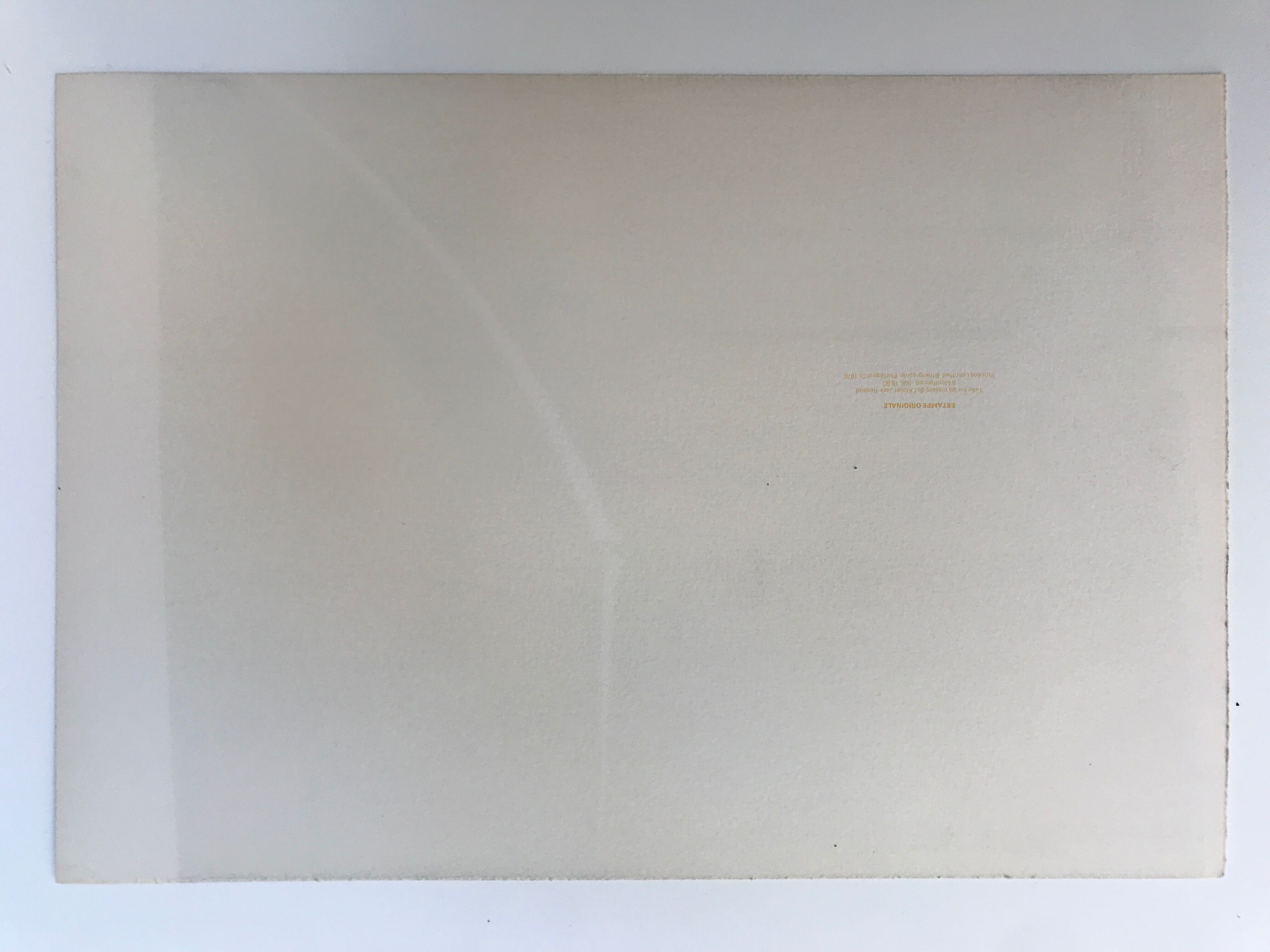 Original lithograph by Hans Hartung, Untitled 2