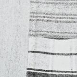 8x10 Contemporary White & Gray Solid Kilim Rug, 258x309Cm