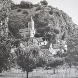 Anonymous silver photo orchard church south of france circa 1970
