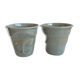 Duo de tasses revol couleur vert sauge
