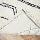 Moroccan carpet white 266x157cm