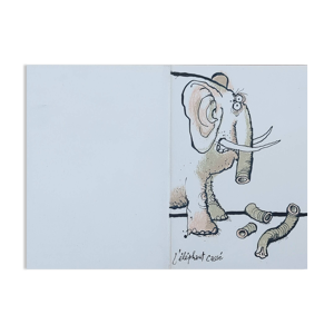 Lithographie carte de - 1981