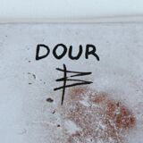 Vintage decorative dish with fish decoration - Dour - Forces Murales