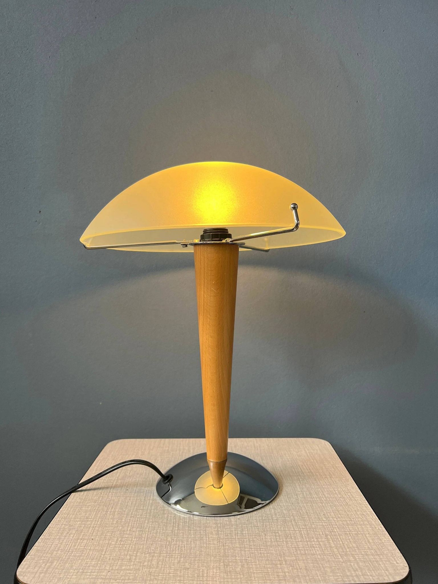 Lampe de table champignon vintage Ikea Kvintol B9503