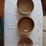 Assiettes creuses et 1 bol en grès GIEN