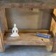 Vintage wooden workbench