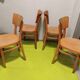4 bistro chairs 50s Thonet