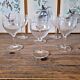 Guilloché crystal water (or wine) glasses, 19th-20th century (set of 6)