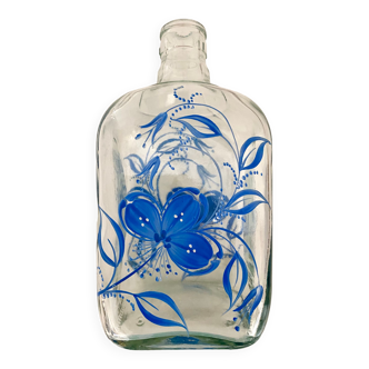 Carafe décor Flor bleu "méditérranée"