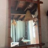 Antique Bamboo Mirror